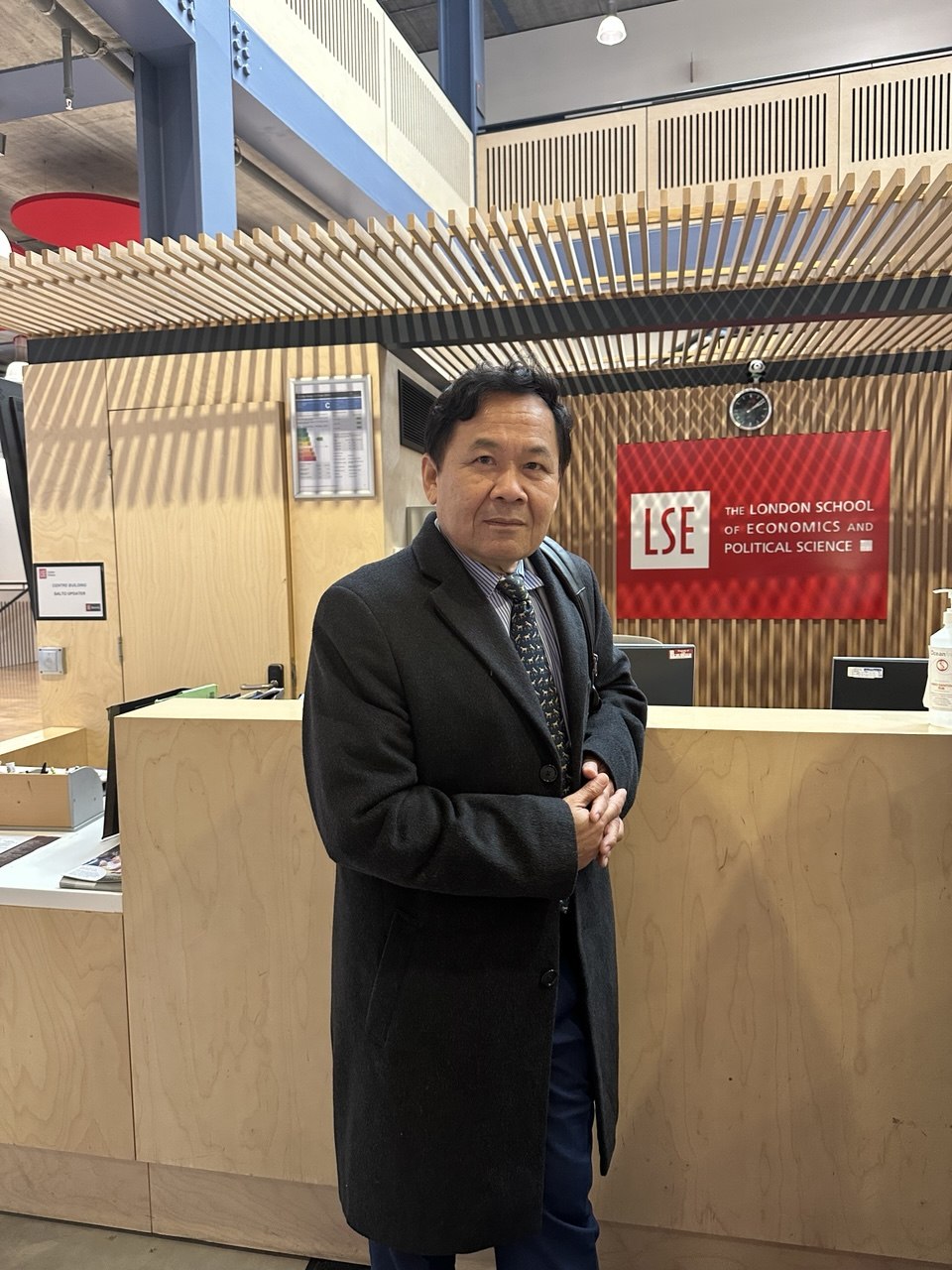 Senator Mardi Seng visiting the London School of Economics